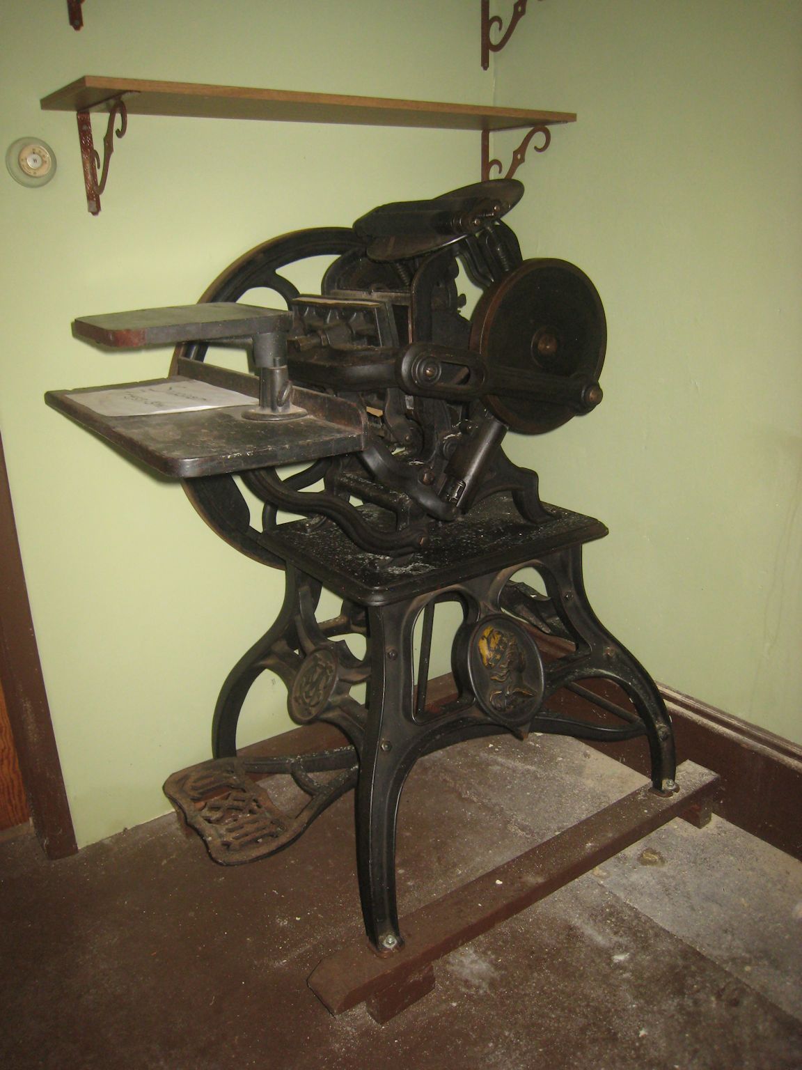 the flywheels is spin = printing!!!