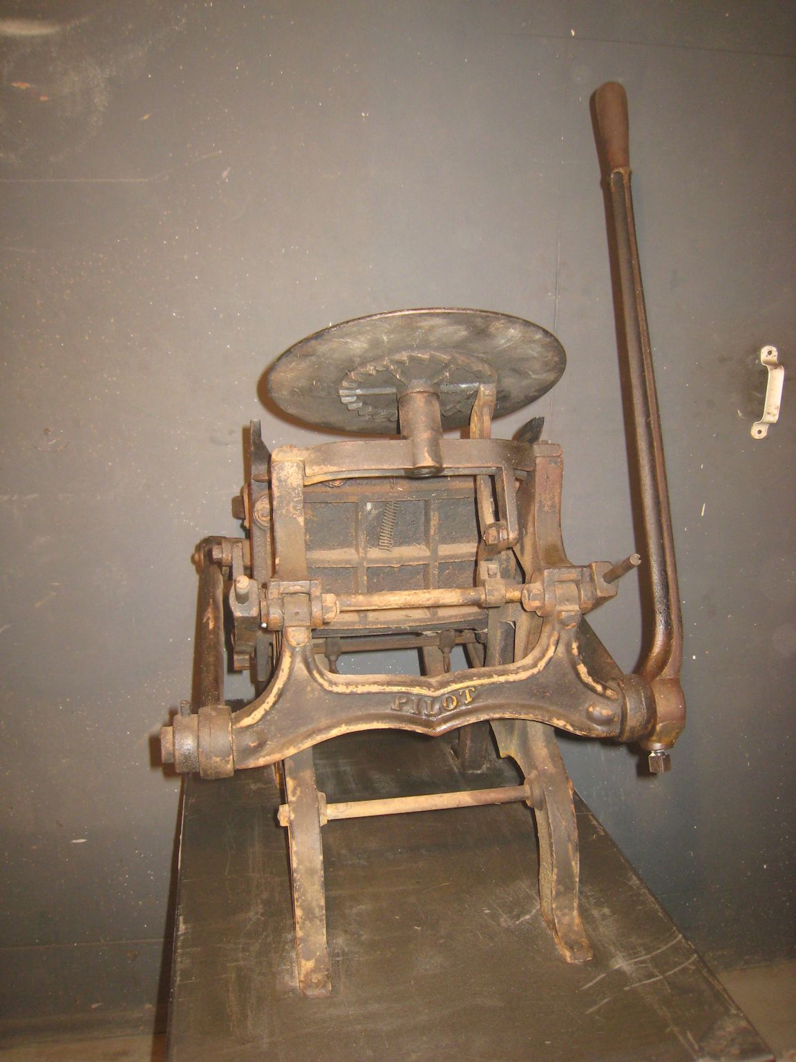 the flywheels is spin = printing!!!