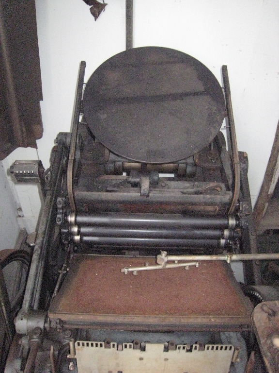 Business end of the press