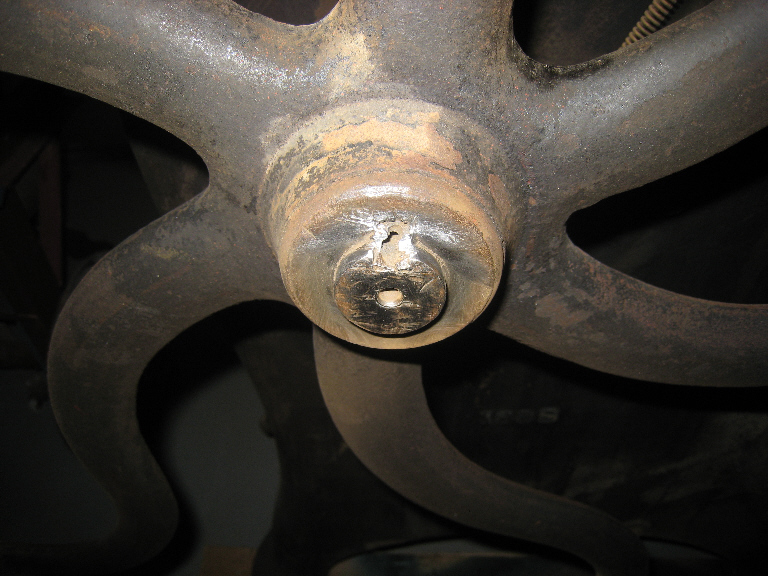 Flywheel is 40 inches