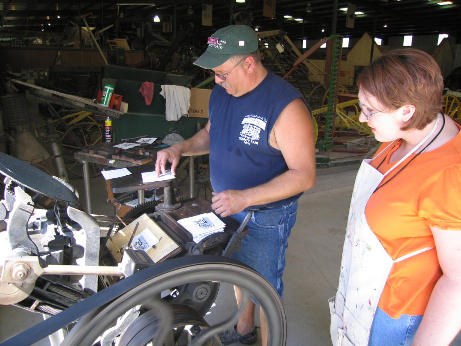 the flywheels is spin = printing!!!